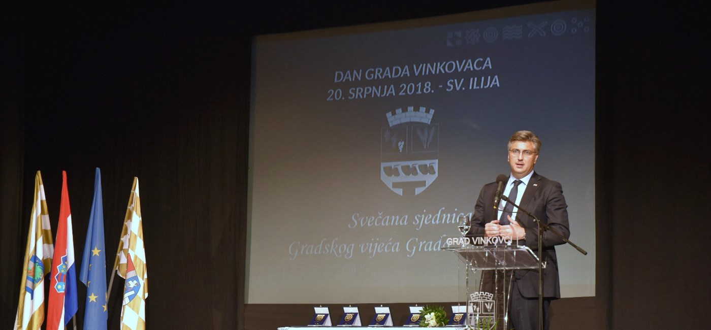PM issues message of unity and partnership to all Slavonia